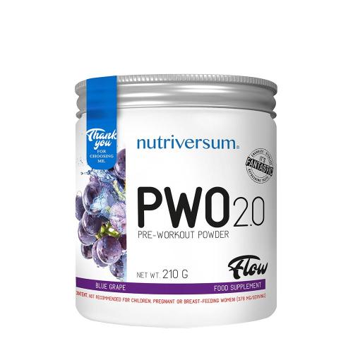 Nutriversum PWO 2.0 - FLOW (210 g, Blue Grape)