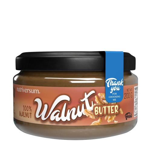 Nutriversum 100% Walnut Butter - Creamy - FOOD (200 g, Walnut)