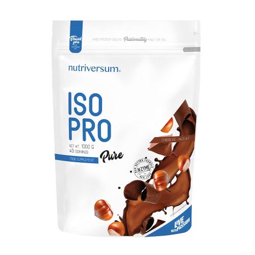 Nutriversum ISO PRO - PURE  (1000 g, Chocolate & Hazelnut)