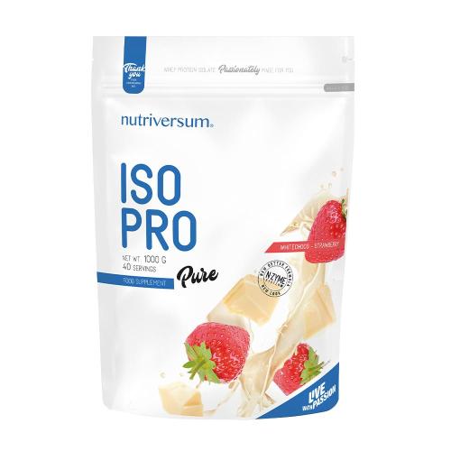 Nutriversum ISO PRO - PURE  (1000 g, Strawberry White Chocolate)