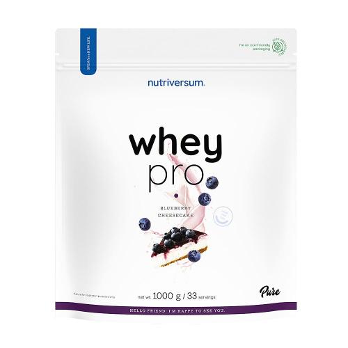 Nutriversum Whey PRO - PURE (1000 g, Blueberry Cheesecake)