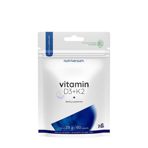 Nutriversum D3 + K2 Vitamin (60 Capsules)
