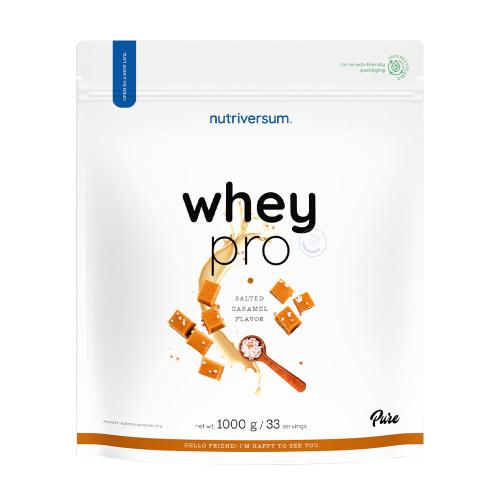 Nutriversum Whey PRO - PURE (1000 g, Salted Caramel)