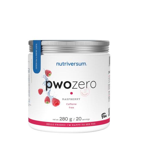 Nutriversum PWO Zero Caffeine (280 g, Raspberry)