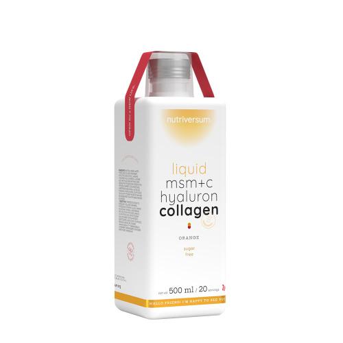 Nutriversum Liquid MSM+C Hyaluron Collagen - WOMEN (500 ml, Orange)