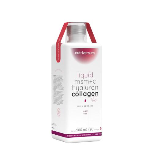Nutriversum Liquid MSM+C Hyaluron Collagen - WOMEN (500 ml, Wild Berries)