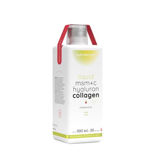 Nutriversum Liquid MSM+C Hyaluron Collagen  (500 ml, Pineapple)