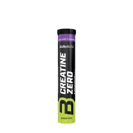   BioTechUSA Creatine Zero Effervescent Tablet (18 Effervescent Tablets, Blue Grape)