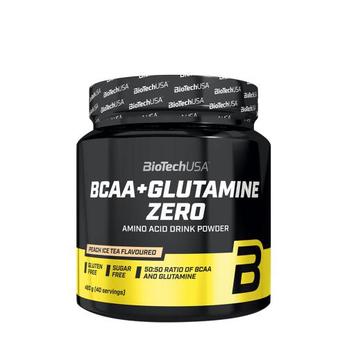 BioTechUSA BCAA+Glutamine Zero  (480 g, Peach Iced Tea)