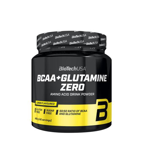 BioTechUSA BCAA+Glutamine Zero  (480 g, Lemon)