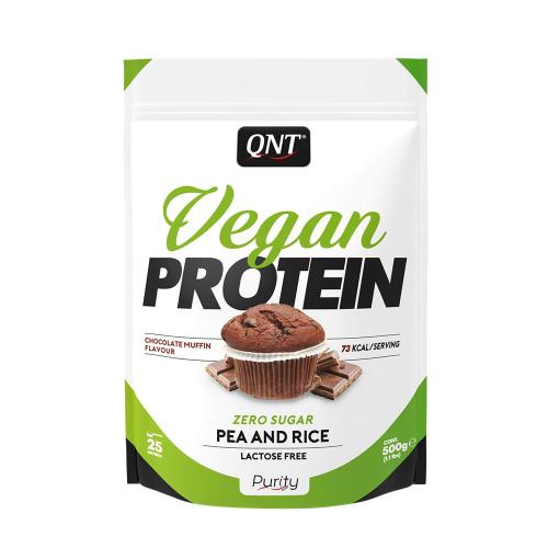 Qnt Vegan Protein Powder (500 g, Chocolate Muffin)