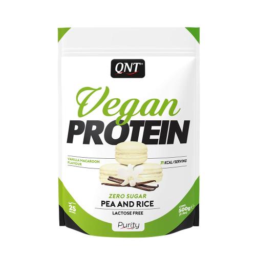Qnt Vegan Protein Powder (500 g, Vanilla Macaron)