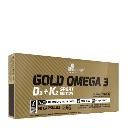 Olimp Sport Gold Omega 3 D3+K2 (60 Capsules)