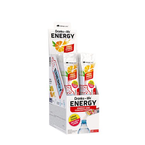 Olimp Labs Drinks for life ENERGY (20 Sachet, Fresh Orange)