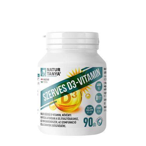 Natur Tanya Organic Vitamin D3 4000 IU With Vitamin E (90 Capsules)