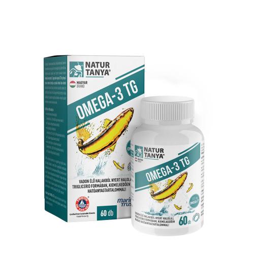 Natur Tanya Mega Omega-3 - Wild Fish Oil (60 Softgels)