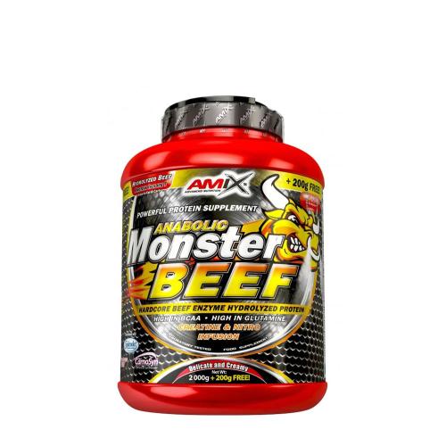 Amix Anabolic Monster Beef Protein (2200 g, Strawberry Banana)
