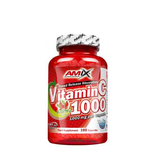 Amix Vitamin C 1000 mg with Rose Hips (100 Capsules)