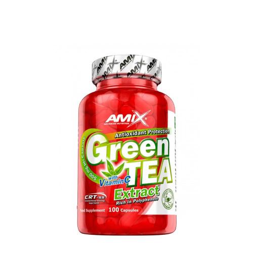 Amix Green TEA Extract with Vitamin C (100 Capsules)