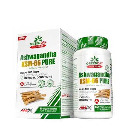 Amix GreenDays® ProVegan Ashwagandha KSM-66 Pure (60 Capsules)