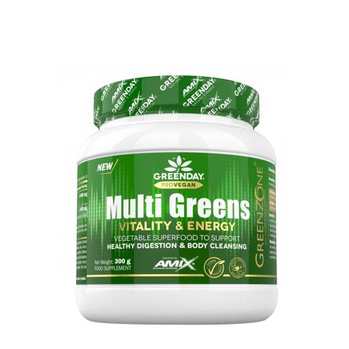 Amix GreenDay® ProVegan MultiGreens Vitality & Energy (300 g, Orange)