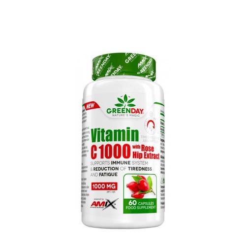 Amix GreenDay® ProVegan Vitamin C 1000 Immuno Forte (60 Capsules)