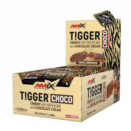 Amix Tigger® Choco (20 x 60g, Triple Brownie)
