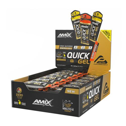 Amix Performance QUICK Energy Gel (40 x 45g, Blood Orange)
