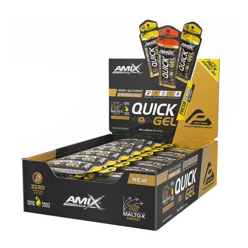 Amix Performance QUICK Energy Gel (40 x 45g, Lemon)