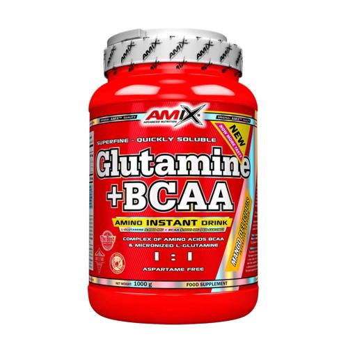 Amix Glutamine + BCAA powder (1000 g, Natural)