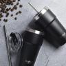 SmartShake Bohtal Double Insulated Travel Mug With Straw (600 ml, Black)