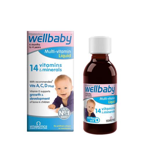 Vitabiotics Wellbaby Multi-vitamin Liquid (150 ml)