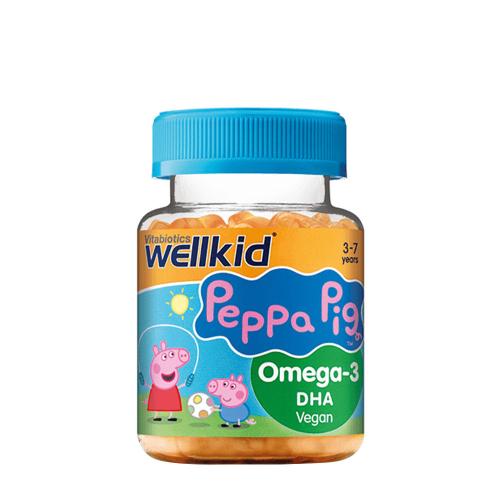 Vitabiotics Wellkid Peppa Pig Omega-3 DHA (30 Gummies, Orange)