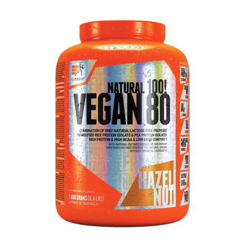 Extrifit Vegan 80 (2000 g, Hazelnut)