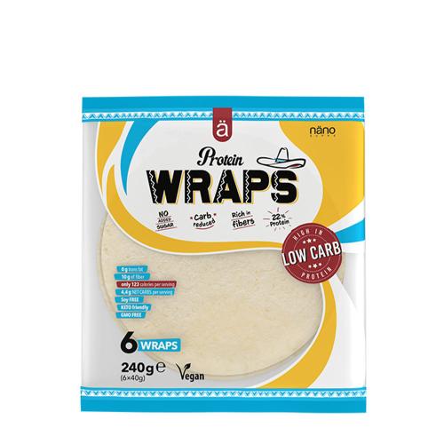 Nanosupps Protein Wrap - Wheat Flour tortilla (240 g, Natural)