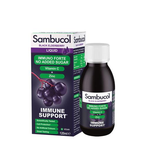 Sambucol Immuno Forte Sugar Free Liquid (120 ml, Black Elderberry)