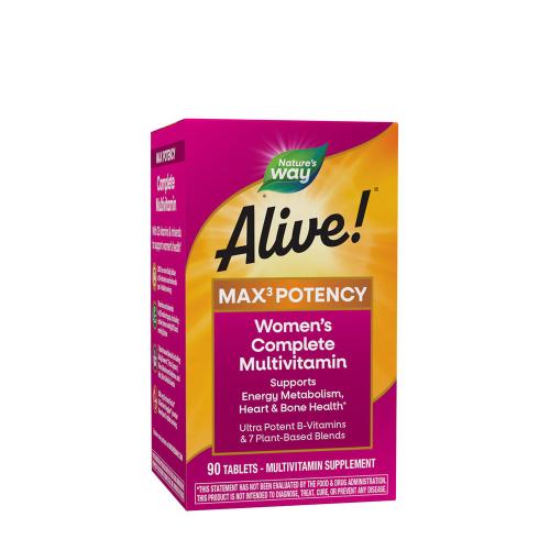 Natures Way Alive!® Max3 Potency Women’s Multivitamin (90 Tablets)