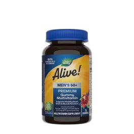   Nature's Way Alive!® Premium Men’s 50+ Gummy Multivitamin (75 Gummies, Cherry, Orange & Grape)