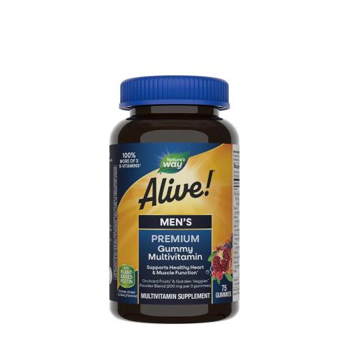 Nature's Way Alive!® Premium Men’s Gummy Multivitamin (75 Gummies)