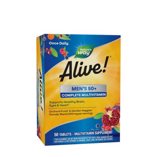 Natures Way Alive!® Men's 50+ Complete Multivitamin (50 Tablets)