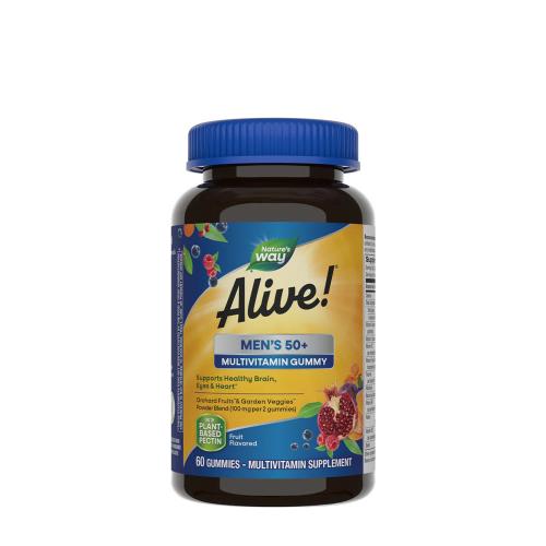 Nature's Way Alive!® Men’s 50+ Gummy Multivitamin (60 Gummies)