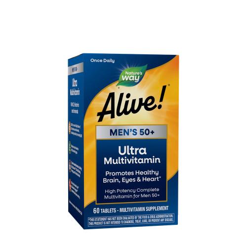 Natures Way Alive!® Men's 50+ Ultra Multivitamin (60 Tablets)