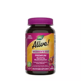   Nature's Way Alive!® Premium Women’s 50+ Gummy Multivitamin (75 Gummies, Cherry & Grape)