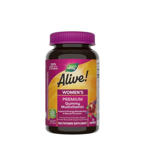 Natures Way Alive!® Premium Women’s Gummy Multivitamin (75 Gummies)