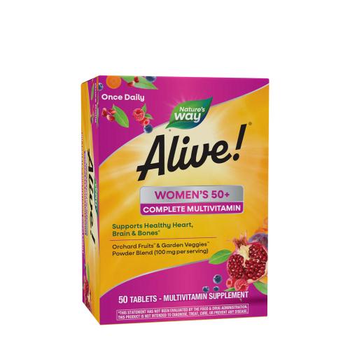 Natures Way Alive!® Women’s 50+ Complete Multivitamin (50 Tablets)