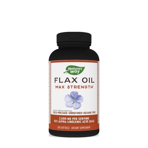 Nature's Way Flax Oil Max Strength (200 Softgels)