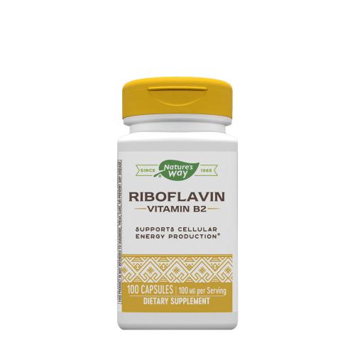 Nature's Way Riboflavin Vitamin B2 (100 Capsules)