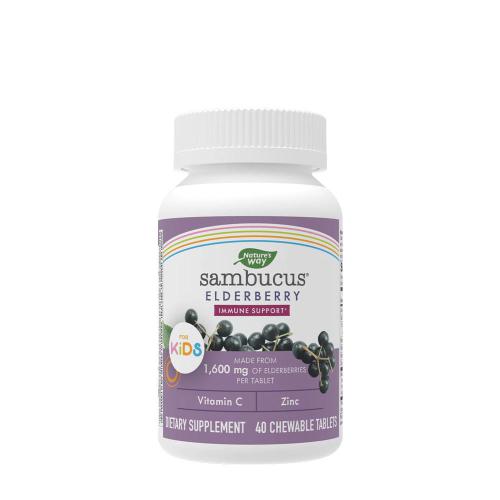 Natures Way Sambucus Kids Immune Chewable (40 Chewables)