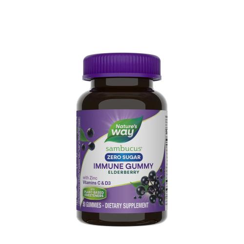 Nature's Way Sambucus Zero Sugar Immune Gummy (50 Gummies)