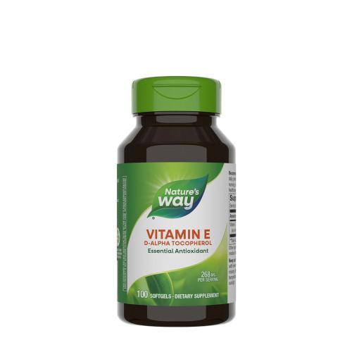 Nature's Way Vitamin E D-Alpha Tocopherol (100 Softgels)